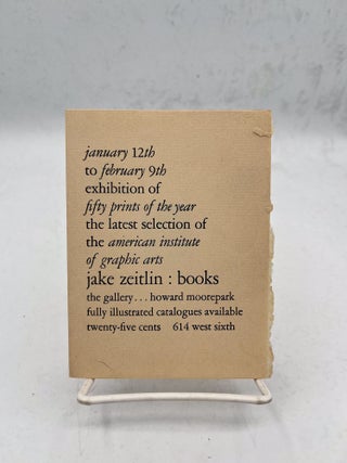 January 12th to February 9th, exhibition of fifty prints of the year, the latest selection of the...