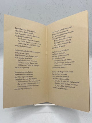 [ Five Christmas Cards. Various printers, including the Castle Press, Press of the Hippogryph and The Plantin Press],