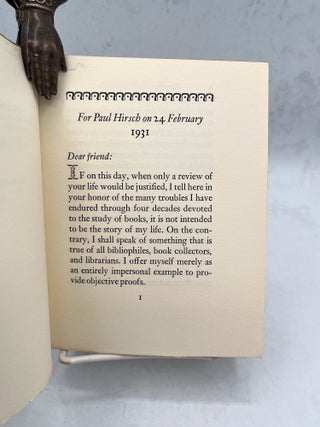 Troubles of a Bibliophile. Or, outpourings from the heart of a bookloving worldling.