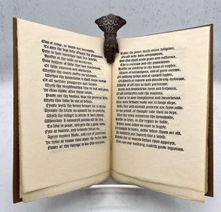 A Dyetary. Or, the medicine of the stomach. As printed by William Caxton in 1489.