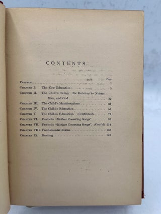 The Child, Its Nature and Relations; An Elucidation of Froebel&rsquo;s Principles of Education. By Matilda H. Kriege. A free rendering of the German of the Baroness...Third Edition.