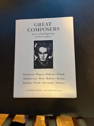 Great Composers from 12 Wood Engravings by Paul Landacre