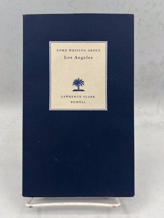 Some Writing About Los Angeles