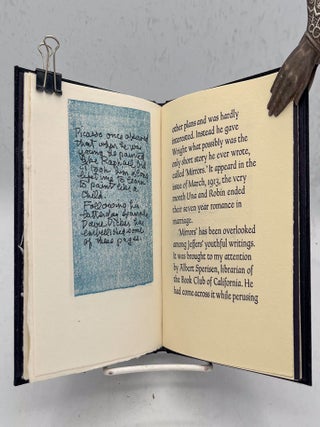 Mirrors. [from] The Smart Set, a magazine of cleverness, August, 1913. [Bound with: ] Ritchie, Ward. Jeffers.