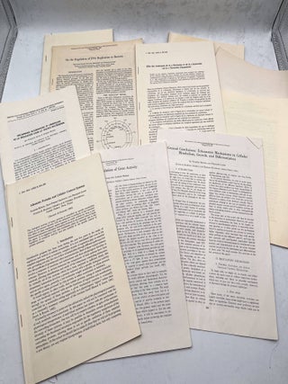 A collection of nine offprints detailing their work which led to their winning the Nobel Prize in...