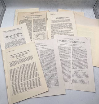 Item #18040 A collection of nine offprints detailing their work which led to their winning the...