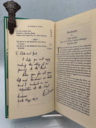 No Purdah in Padam. The Story of the Women&rsquo;s Overland Himalayan Expedition 1958. By&hellip; with a foreword by Dame Isobel Cripps G.B.E. And with eleven plates in half-tone and two maps.