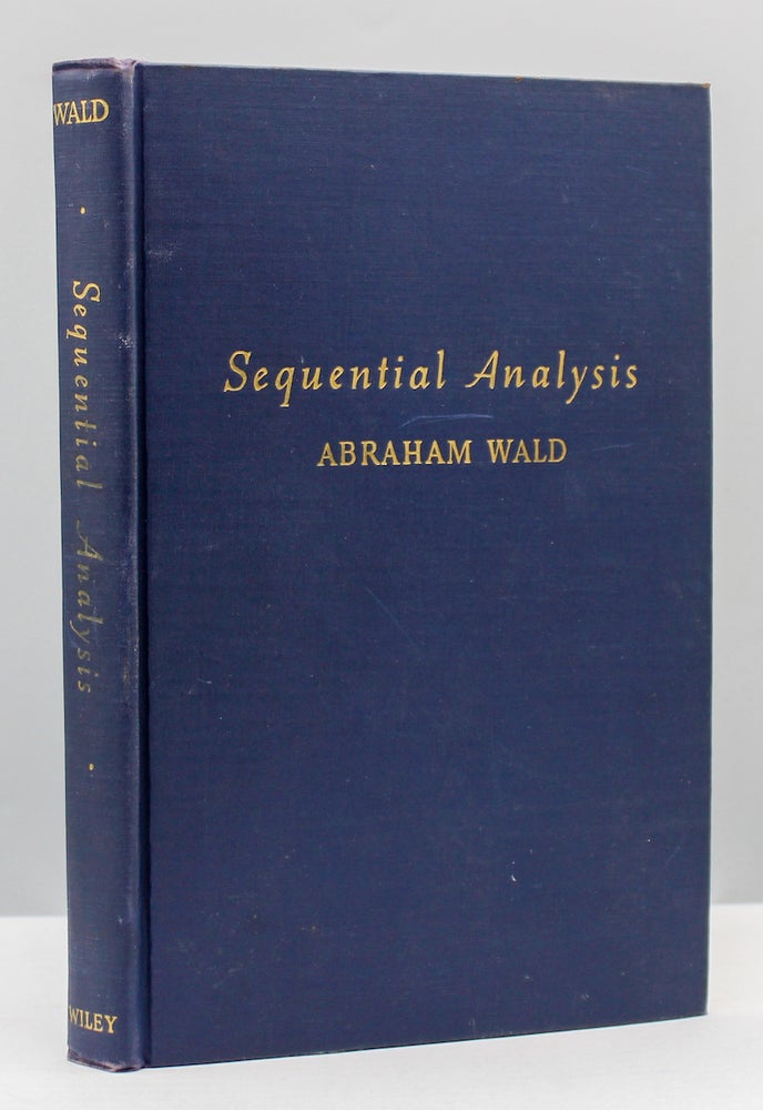 Item #7020 Sequential Analysis. Abraham Wald.