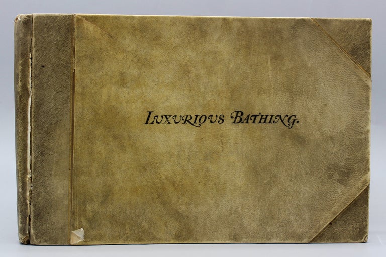 Item #7298 Luxurious Bathing: (Second Edition). A Sketch…Eight Etchings by Tristam Ellis. Andrew Tuer.