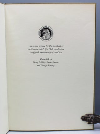 A Leaf from John Johnson’s Typographia. With an introduction by Carey S. Bliss.