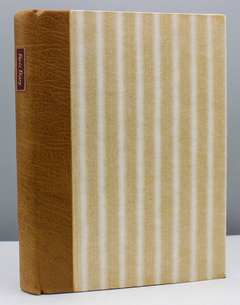 Item #8038 Gordon Craig's Paris Diary, 1932-1933. Edited, with a Prologue by Colin Franklin. Gordon Craig.
