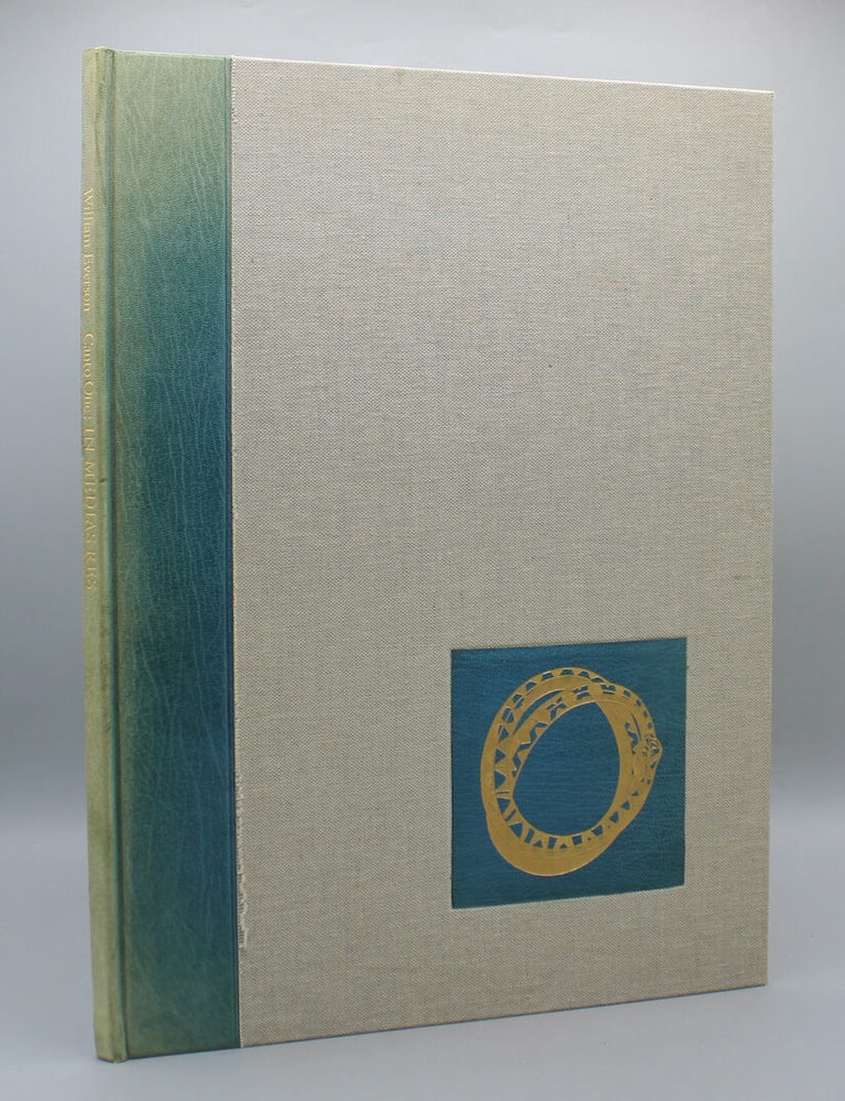 Item #9490 In Medias Res. Canto One of an Autobiographical Epic: Dust Shall Be the Serpent's Food.; With a foreword by the author and woodcuts by Tom Killion. William Everson.