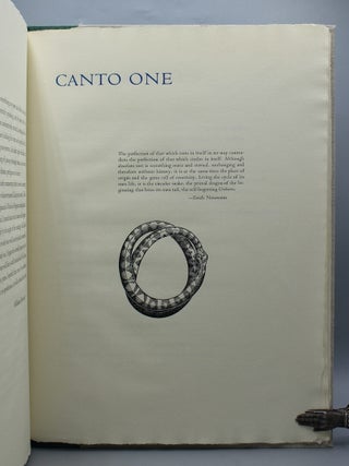 In Medias Res. Canto One of an Autobiographical Epic: Dust Shall Be the Serpent's Food.; With a foreword by the author and woodcuts by Tom Killion.